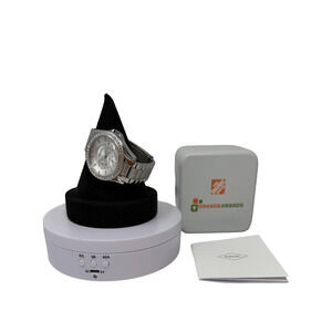 Fossil Riley ES3202 Women's MF Silver Watch - New in Box (Needs Battery)